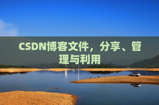CSDN博客文件，分享、管理与利用
